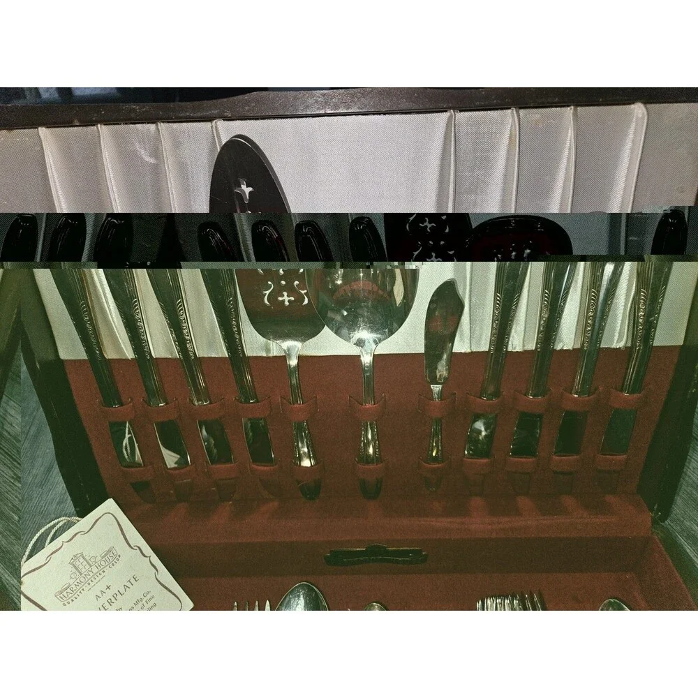 Lot of 51 Wallace Harmony House Serenade (1944) Silverplate Flatware